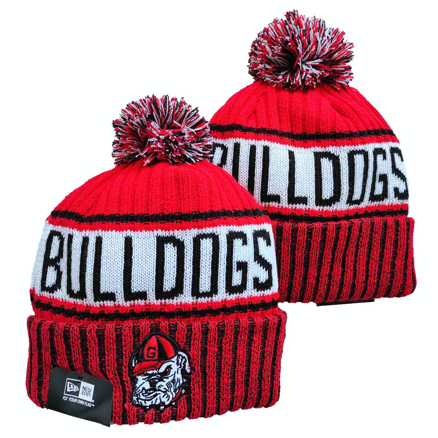 Georgia Bulldogs Knit Hats 002
